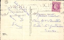 Vichy CPA Le casino vu de cote