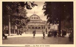 Vichy CPA Le parc et le casino