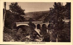 Vichy CPA Viaduc de Malavaux