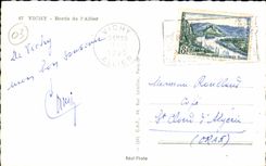 Vichy cPA Bords de l'Allier