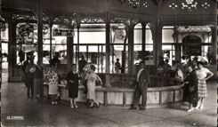 Vichy CPA Reine des villes d'eaux Source Grande grille