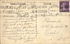 Vichy CPA Le parc des CElestins