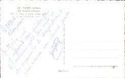 Vichy CPA La source Chomel