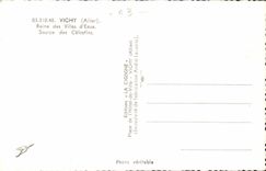 Vichy CPA Reine des villes d'eaux Source des CElestins