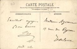 Vichy CPA Bassin de l'ancien parc (cygnes swan)