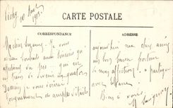 Vichy CPA Promenade sur les Bords de l'Allier (ane donkey)