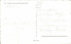 Vichy CPA Place de l'hotel de ville