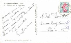 Buxieres Mines MODERN CARD Castle of Condemine