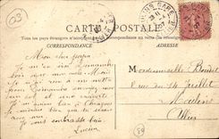 Chevagnes CPA Street of the Post office