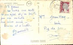 Souvigny CPA the church and the monument