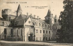 CPA Castles of Allier the Castle of Busset the vault