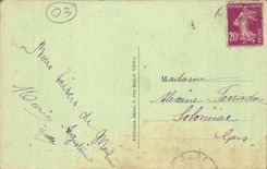 Bourbonnais - the Keep - Contresol Castle - CPA