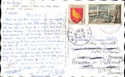 Vichy - Reine des Villes d'Eaux - Vue Aerienne - CPA 