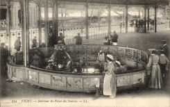 Vichy - Interieur du Palais des Sources - CPA 
