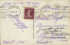 L'Ardoisierf pres Vichy - La Cascade - CPA 