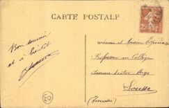 Moulins - Main courtyard of the Banville College - CPA