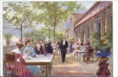 Vichy - Restaurant du Casino - CPA 