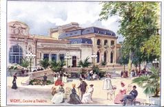 Vichy - Casino a Theatre - CPA 