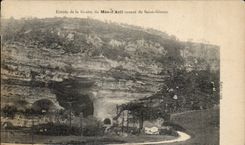 The Farmhouse of Azil CPA Entrance of the cave coming from Saint Bosoms