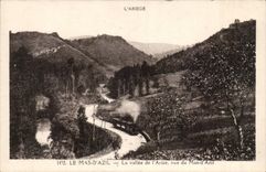 The Farmhouse of Azil CPA the valley of the arize seen Farmhouse of Azil