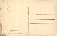 Foix CPA Strasse von Spanien und Spitze von Montgaillard