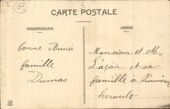 Pamiers CPA the cathedral seen of Castela