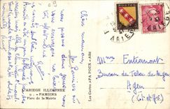 Pamiers - Park of the Town hall - CPA