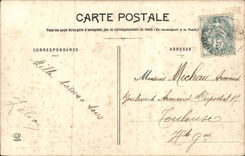 Pamiers - the New Town hall and the Park - CPA