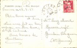 Pamiers - Municipal Park - CPA