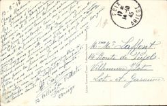 Foix CPA Bridge and procession of Ariège