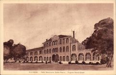 Pamiers CPA Small seminar Saint Pierre Western Northern Frontage