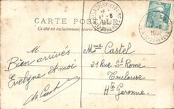 Cauterets CPA the Route snail of Pierrefitte has CAuterets