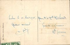 Surroundings of luchon CPA Group cursed Mounts seen through the notch of the port of Venasque