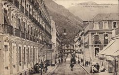 CAuterets CPA Boulevard latapie Flurin the hotel of England