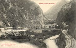 Cauterets CPA Road of Pierrefitte the snail