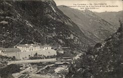 CAuterets CPA Hydropathic establishment of Railliere and valley of CAuterets