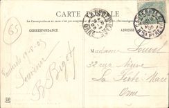 CAuterets CPA View taken of the green Nipple