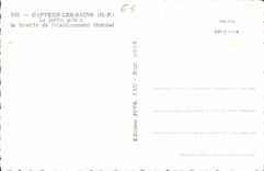 Capvern les Bains CPA the park the refreshment bar of the hydropathic establishment