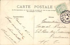 CPA CAuterets View Peaks of Monne and Pene Nore