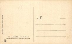 Argeles CPA View taken of the road of good water