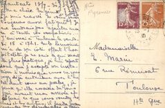 Cauterets - Raillere - Sight of Lutour - CPA