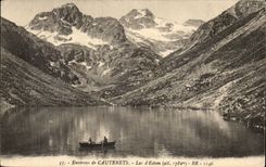 Cauterets - the Lake Estom alt 1782 - CPA