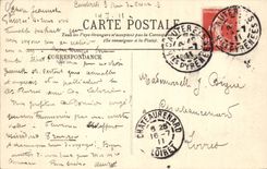 Cauterets - Cascade of the Lake Estom - CPA