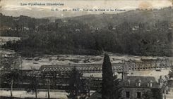 Pau - Vue sur le Gave et les Coteaux CPA 