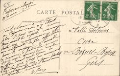 Capvern baths - Castle of Mauverin CPA