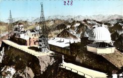 CPA the peak of the South of Bigorre the observatory