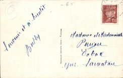 Capvern cPA Chain of the Pyrenees seen of the road of Bouride