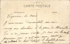 Capvern CPA Of the road of the station