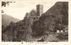 Luchon CPA the tower of CAstelvieil