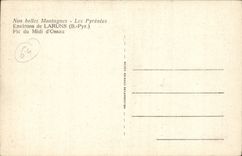 CPA Surroundings of Laruns Peak of the South of Ossau